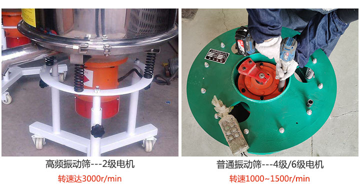 高頻振動篩與普通振動篩電機區別